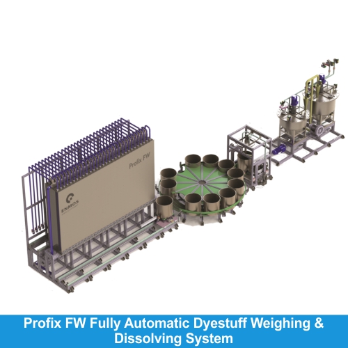 Profix FW Fully Automatic Dyestuff Weighing & Dissolving System