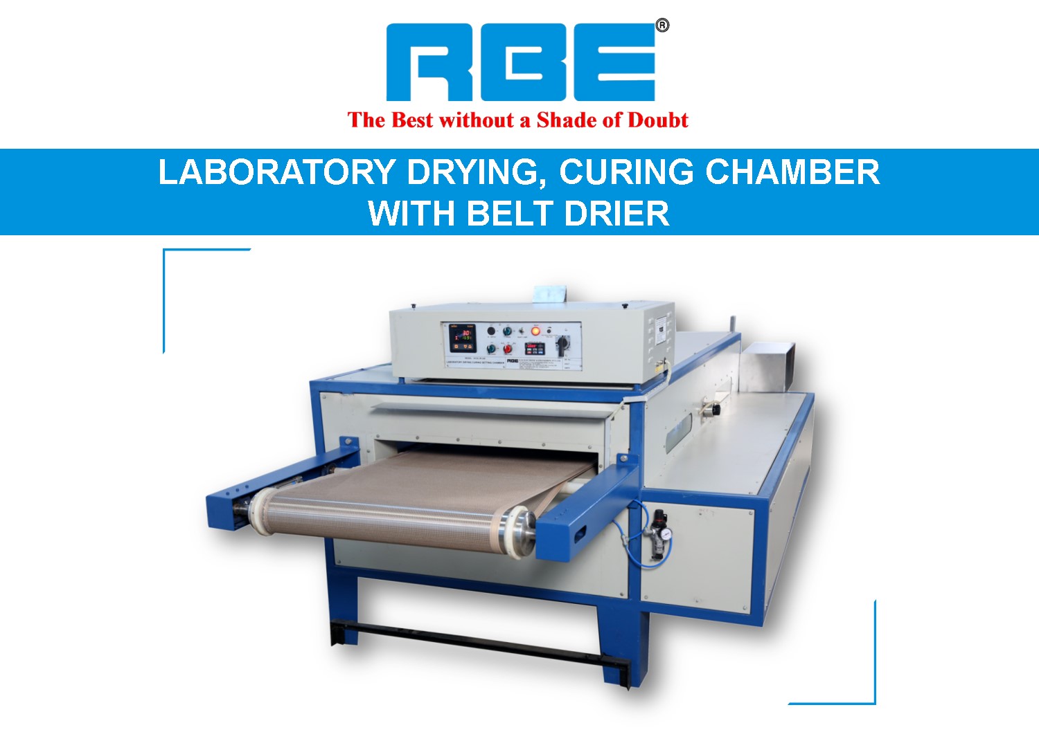 Laboratory Drying, Curing Chamber with Belt Drier