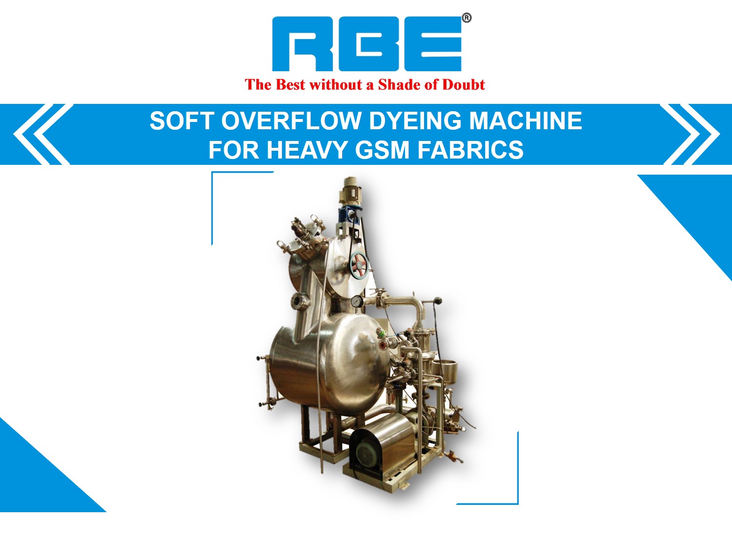 Soft Overflow Dyeing Machine for Heavy GSM Fabrics 